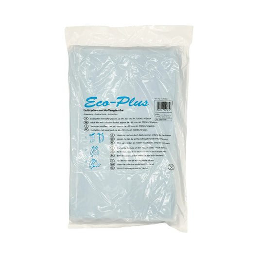 Eco-Plus - Esslätzchen mit Auffangtasche - 64 x 35,5cm