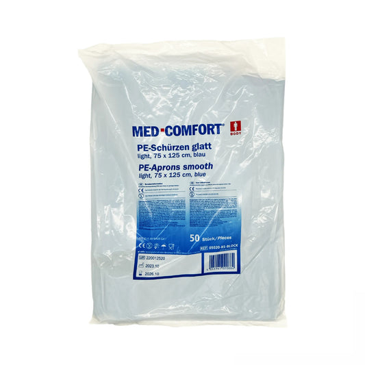 Med Comfort - PE-Schürzen - light 75x125cm in blau