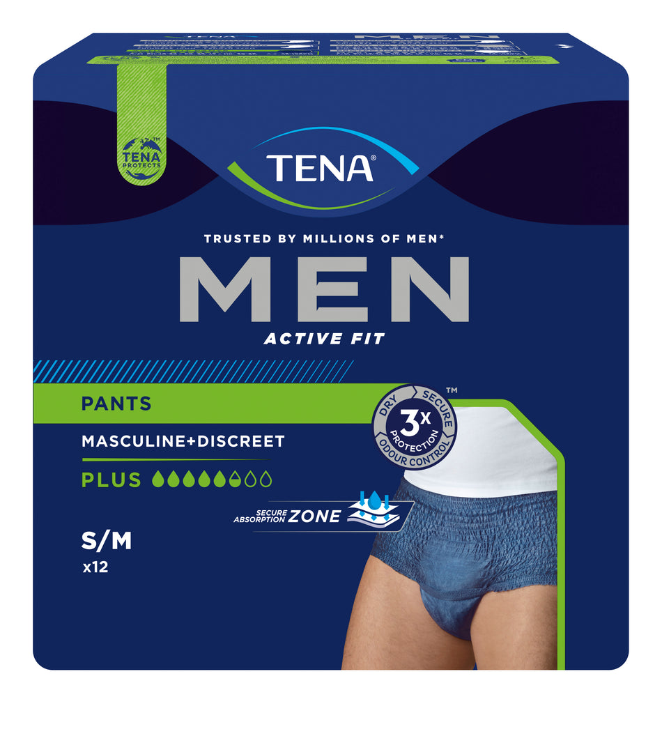 TENA MEN - Active Fit - Pants Plus - Blau