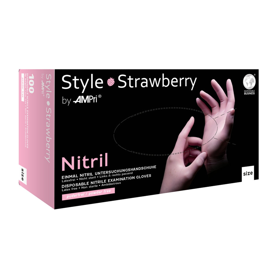 Style Strawberry - Nitril-Untersuchungshandschuh