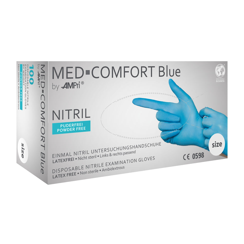 MED-Comfort Blue - Nitril-Untersuchungshandschuh