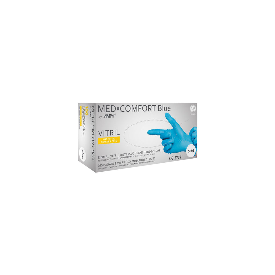 MED-Comfort Blue Vitril - Vinyl-Nitril-Untersuchungshandschuh