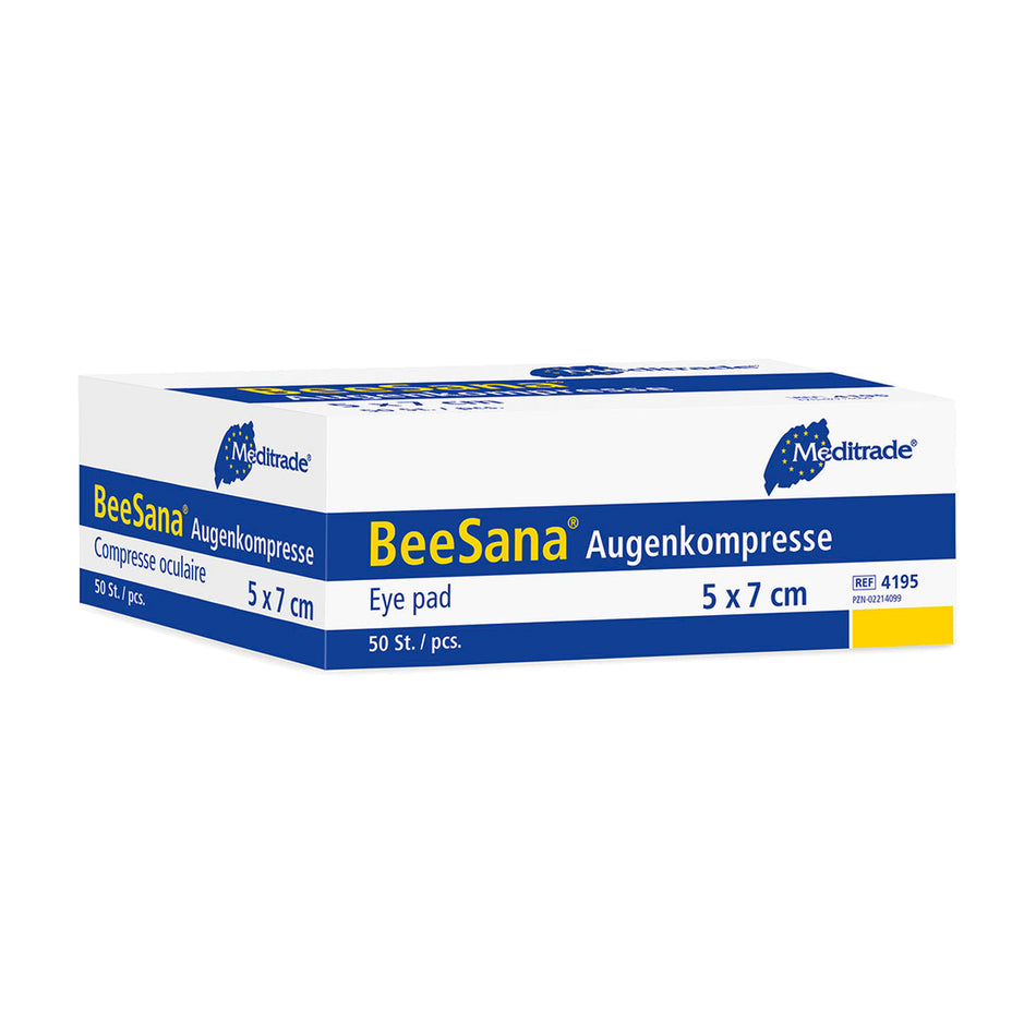 Meditrade BeeSana Augenkompresse - unsteril - 7 x 8,5 cm und 5 x 7 cm