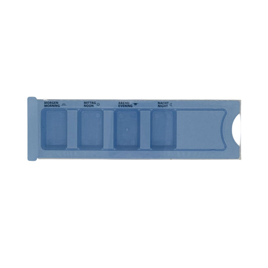 Med-Comfort - Medikamentendispenser - Tagesbehälter - blau - 10Stk.