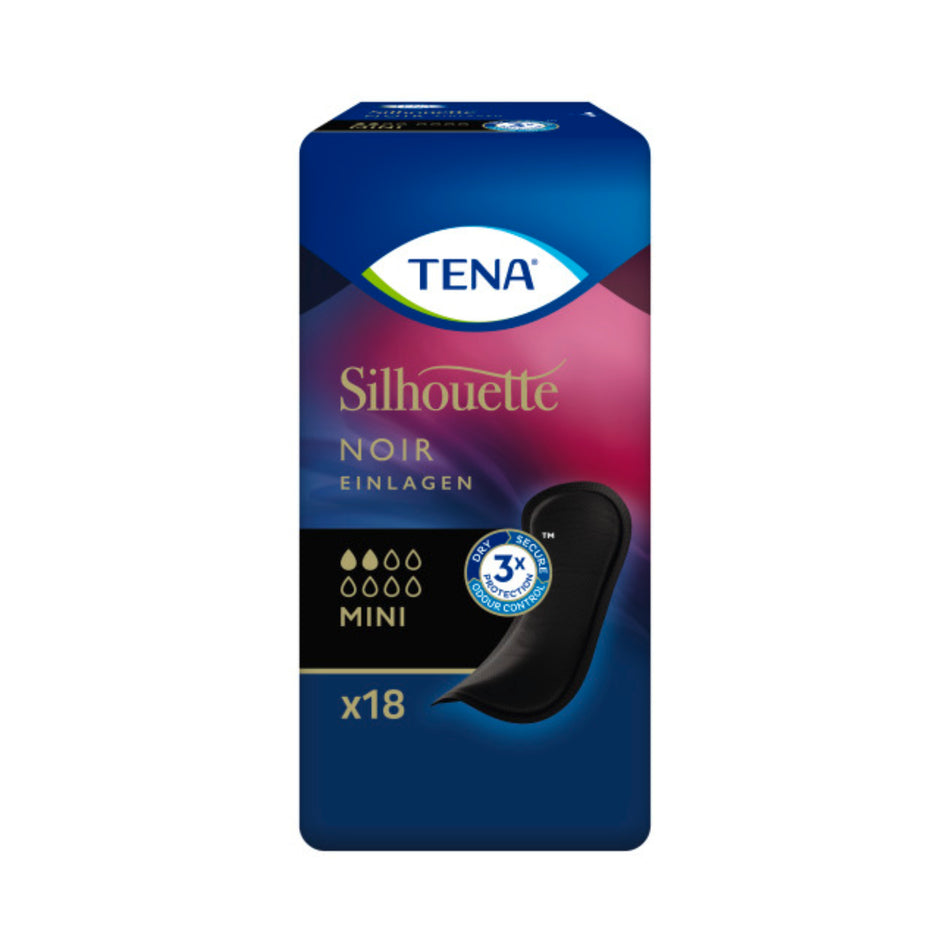 TENA LADY – Silhouette Noir Einlagen – Mini