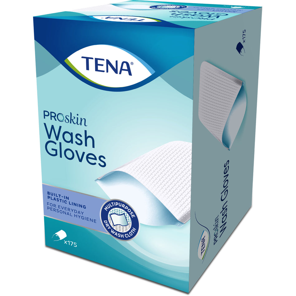 TENA Wash Glove (mit Folie) - Waschhandschuh